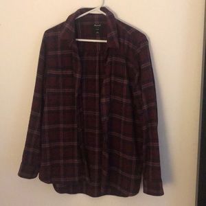 Madewell classic plaid shirt
